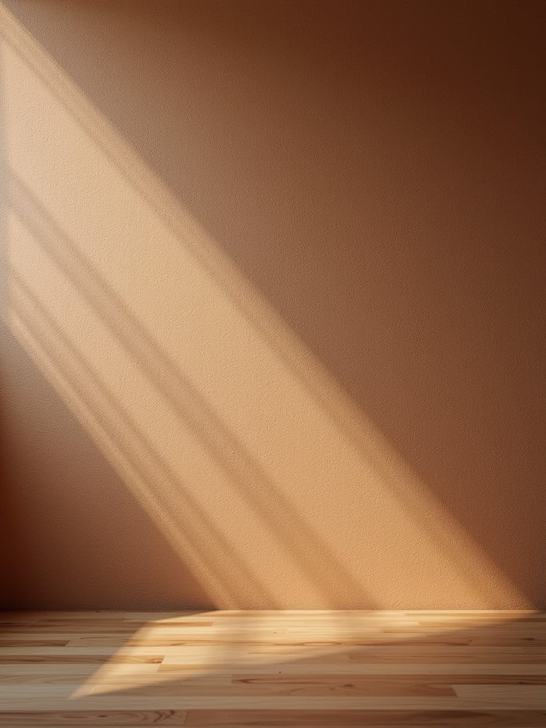 A textured brown wall in a kitchen.