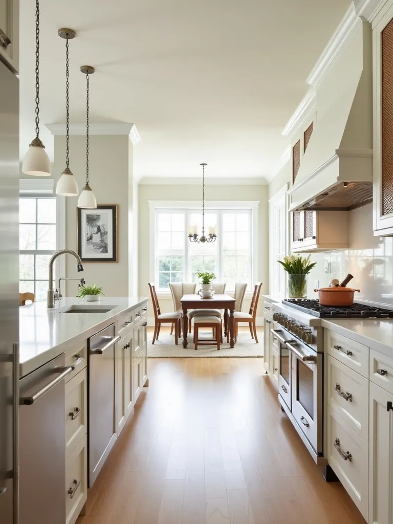 kitchen cabinets featuring custom caned inserts.