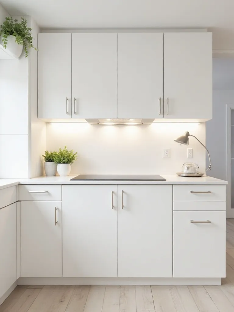 Clean and well-maintained kitchen cabinets in a modern kitchen