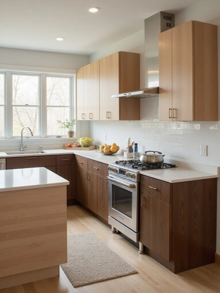 Kitchen cabinet wood species comparison: maple, walnut, and oak