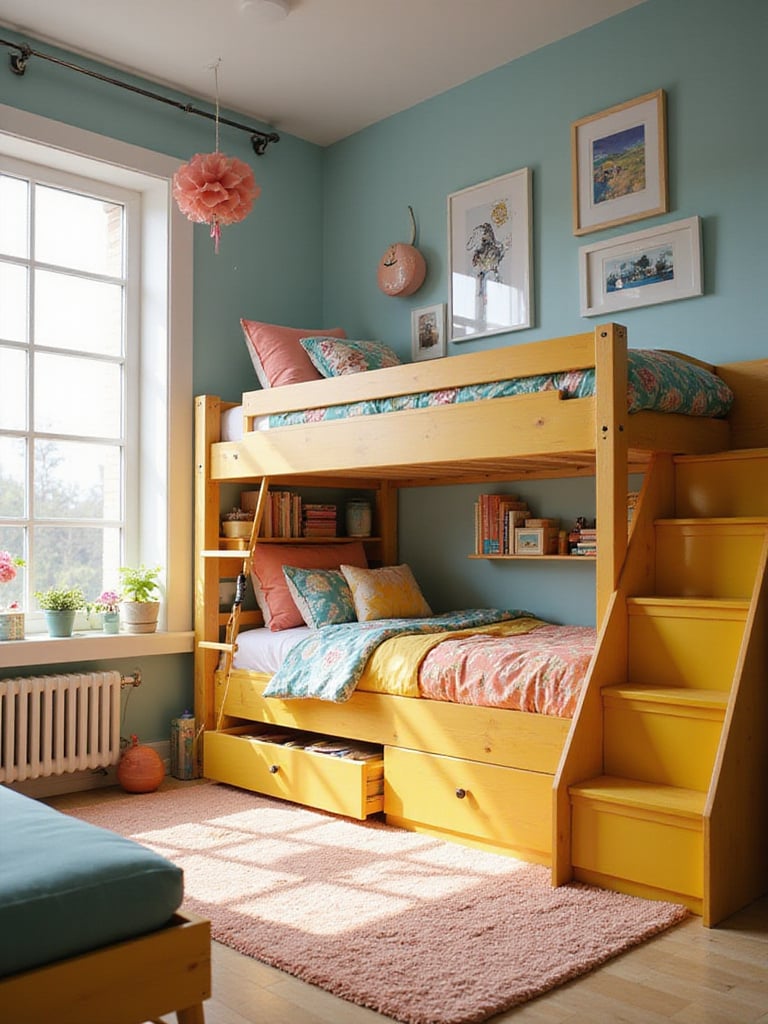 Fun and functional bunk bed ideas for kids' bedrooms